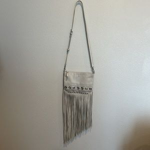 Etienne Aigner women’s Crossbody fringe leather bag